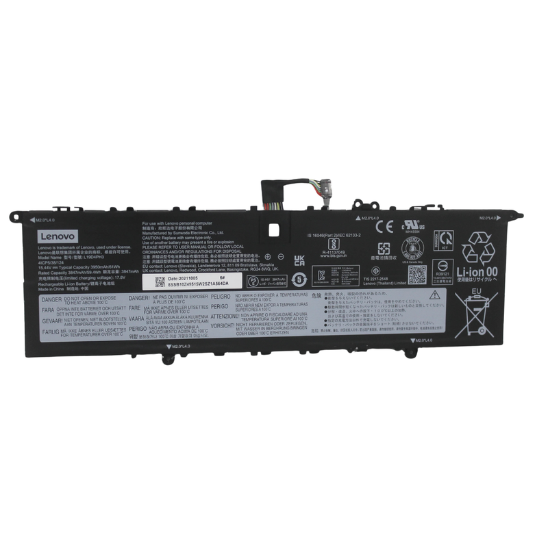l19c4ph3 lenovo battery 15.44v 61wh 4cell ideapad slim 7-14iap7 "grade a"