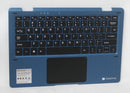 1168-y116-wj-b-gateway-palmrest-top-cover-with-keyboard-us-blue-gwtc116-2bl-grade-b
