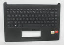 M03796-001 HP PALMREST TOP COVER W/KEYBOARD JET BALCK US 14-FQ0090TG "GRADE A"