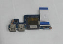 ls-j504p-hp-usb-card-reader-i-o-pc-board-with-cable-envy-17m-cg1013dx-grade-a