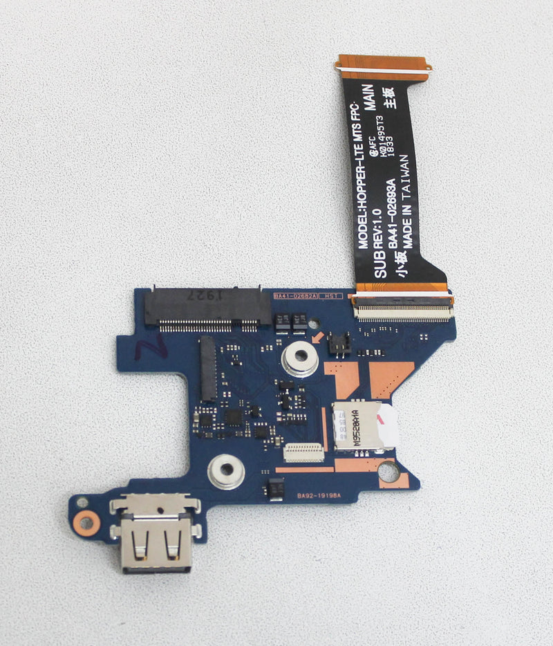 BA41-02682A USB BOARD WITH CABLE CHROMEBOOK XE525QBB-K01US Compatible with Samsung