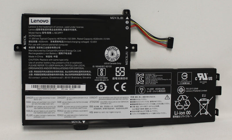 Lenovo Battery 11.25V 4535Mah Ideapad Flex-15Iwl Refurbished L18C3PF7