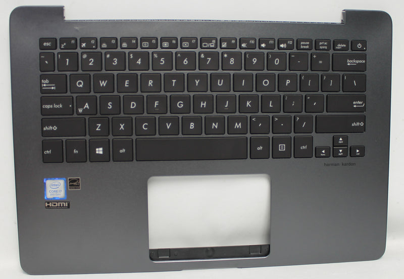 90Nb0Ec1-R31Us0-B Asus Palmrest Top Cover W/Keyboard_(Us-English)_Module/As Ux430Ua-1A "Grade B" Grade A