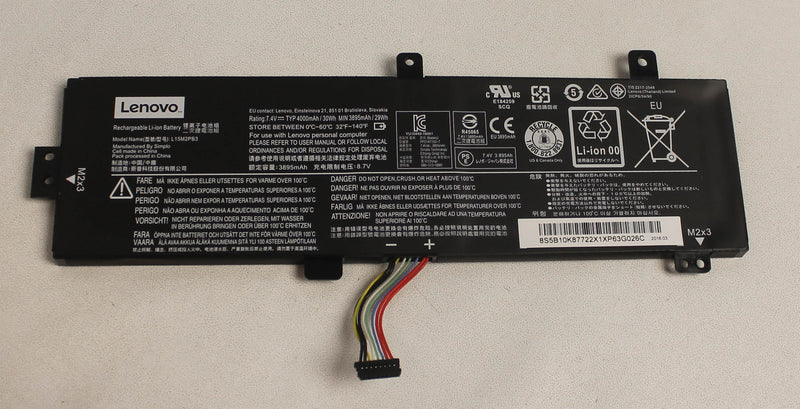 5B10K87722 BATTERY 7.4V 3895MAH IDEAPAD 310-15ISK Compatible With LENOVO