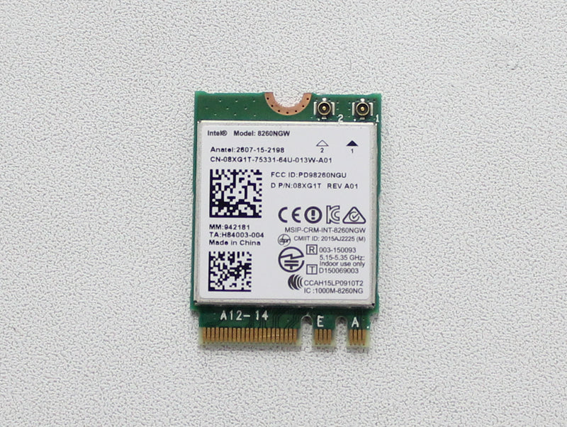 8260Ngw Ibm Lenovo Intel Dual Band 8260Ngw Wireless-Ac Wifi Bluetooth Ngff Card Grade A