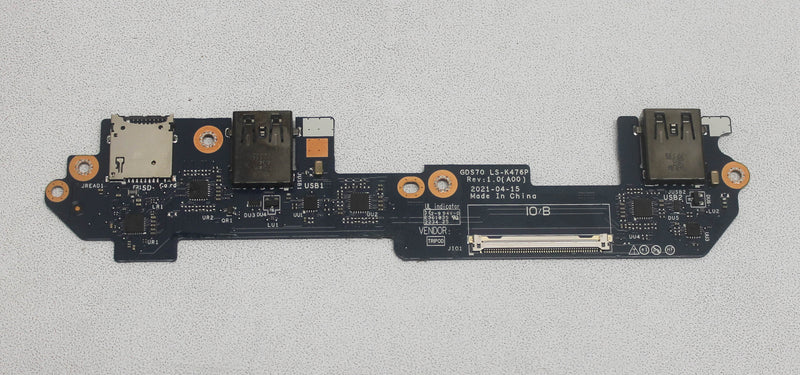 55WDY USB SD CARD READER IO PC BOARD ALIENWARE X17 R2 Compatible With Dell