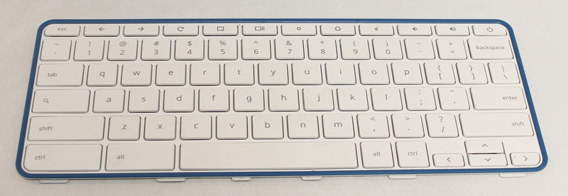 NSK-G30SQ KEYBOARD WHITE W/BLUE FRAME US CHROMEBOOK 11 SERIES Compatible with HP