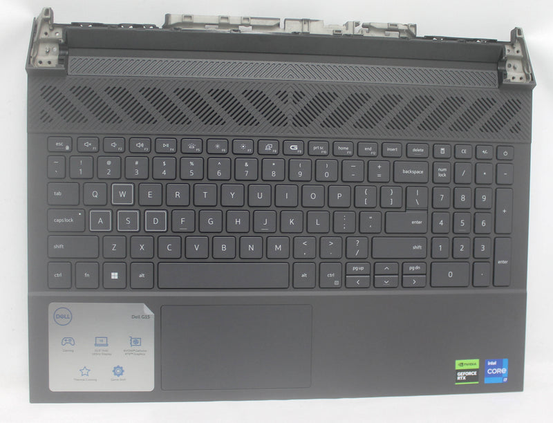 025CCM Palmrest Top Cover W/Kb+Touchpad Us Bl G15 5530 Compatible With Dell