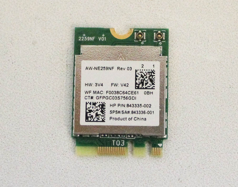 HP Wireless Card 17-X 17-X114Dx Series Refurbished U98H113.21