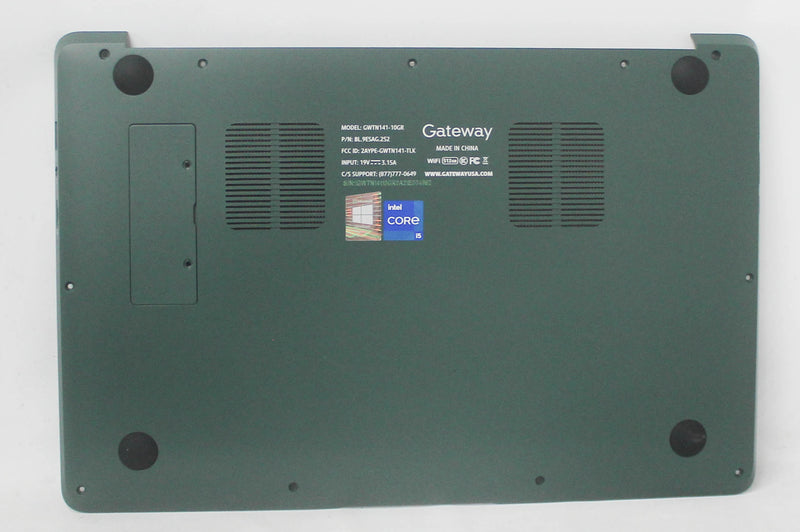 Gateway Bottom Base Cover Green Gwtn141-10Gr Refurbished GWTN141-10GR-BASE