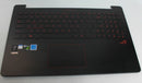 13Nb07D3Am0411 Asus Palmrest Top Cover W/Keyboard (Us-English) Module/As (Backlight)(Hdd) N501Jw-2B Grade A