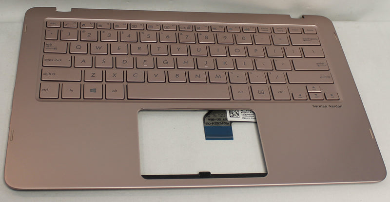 90Nb0C01-R30Us0 Asus Palmrest Top Cover W/Keyboard (Us-English) Module/As Rose Gold Ux360Ua-1A Grade A