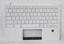 1A-NA0021NR-PALMREST Top Cover Snow White With Keyboard Snow White For 11A-Na0021Nr Compatible With HP