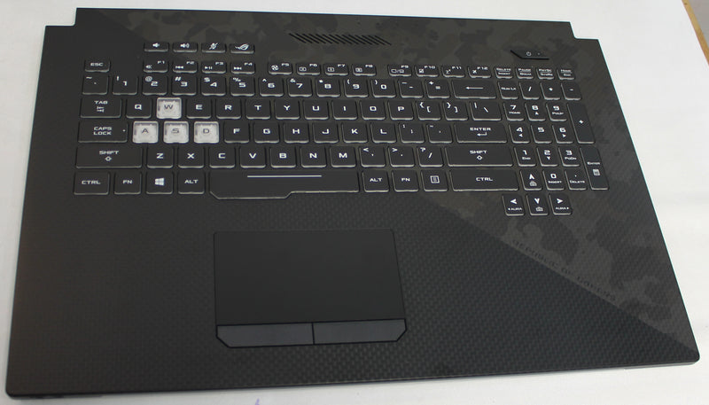 Asus Palmrest Top Cover With Keyboard Keyboard (Us) Module Gl704Gm-1A Refurbished 90NR01Y1-R31US0