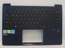 PALMREST TOP COVER WITH K/B_(US)_MODULE/AS FP ROYAL BLUE ZENBOOK 13 UX331U UX331UA-1A SERIES Compatible with Asus