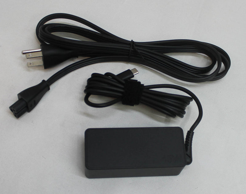 02DL120 Ac Adapter 45W 20V 2.25A Type USB-C Chromebook C330 "GRADE A" Compatible With Lenovo