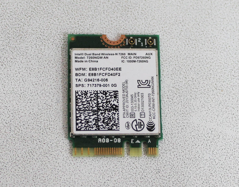 Acer Wireless LAN Card 2X2 Agn Bt Ngff N-7260 S7-392 Refurbished 717379-001