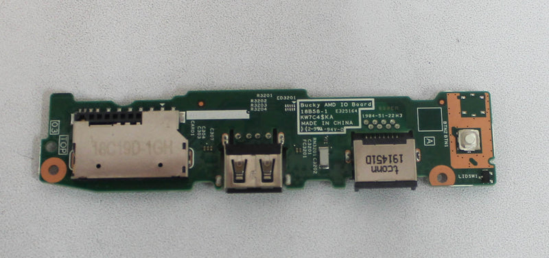 R0MGY USB CARD READER PC BOARD INSPIRON 14-5485 Compatible with Dell