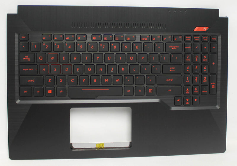 90Nr0Gp1-R31Us0 Asus Palmrest Top Cover Module/As (W/Light) Keyboard_(Us-English) Fx503Vm-2C Fx503Vm Series Grade A