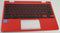 90NX01Q2-R30300 Palmrest Top Cover With Keyboard Us Assy Red Chromebook C223Na-Dh02-RdCompatible With Asus