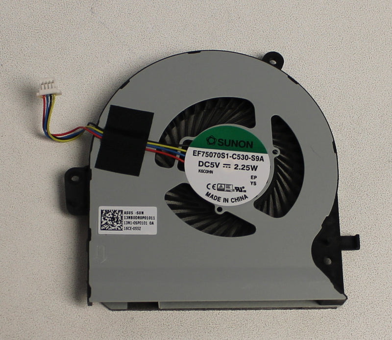 13N1-0Sp0101 Asus Cooling Cpu Fan Gl502Vm-1A Fx502Vm-As73 Series Grade A