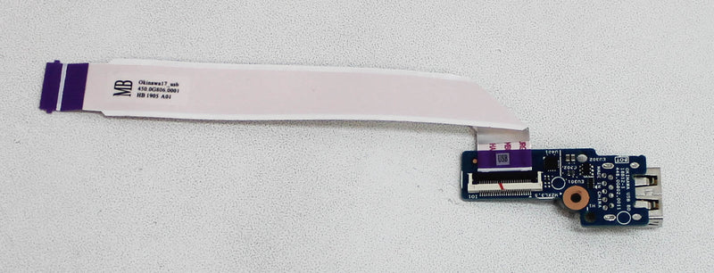 448.0G802.0011 USB BOARD WITH CABLE ENVY 17M-CE0013DX Compatible with HP