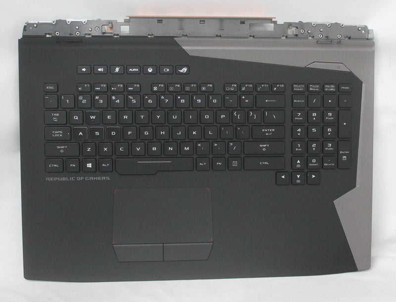 Asus Palmrest Top Cover W/ Keyboard (Us-English) Module/As G703Gi-1A G703Gi Series Refurbished 13NR0HJ1AP0101