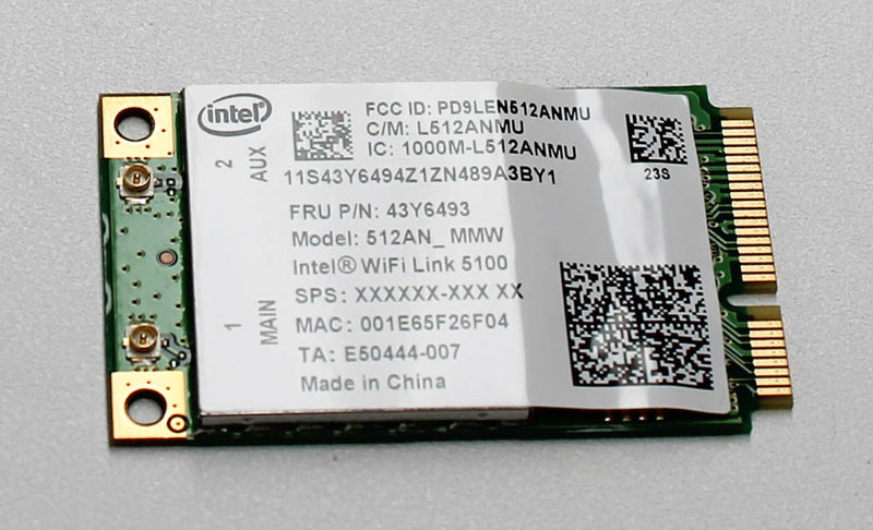 43Y6493 Lenovo Thinkpad Wifi Wirleless Card 802 Abgn R500 Grade A