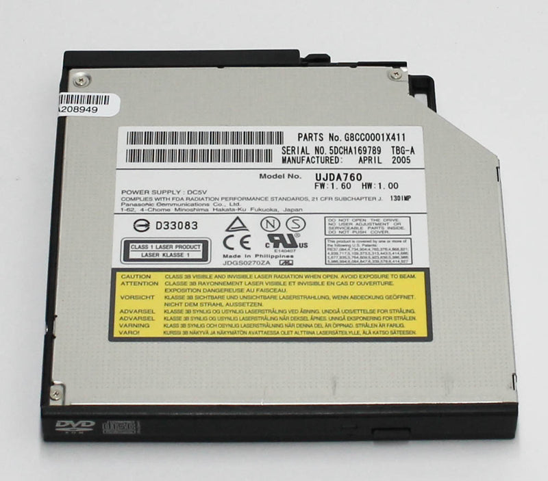 P000411240 RWCD/DVD COMBO R10 Compatible with Toshiba