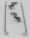 4RVFF Dell Alienware M17X L/R Hinge Set 17.3 Brackets L & R Compatible With Dell