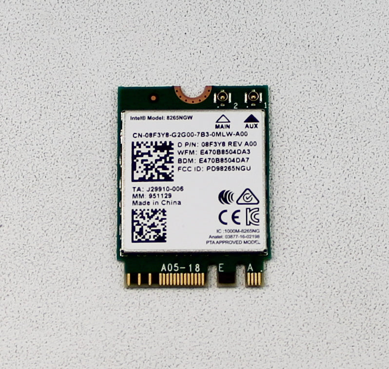 8F3Y8 Dell Wireless Bluetooth Card Inspiron 15 7577 P72F Series Grade A