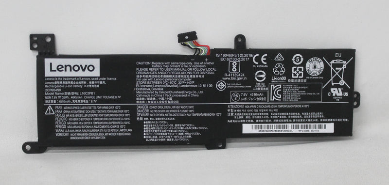 L16C2PB1 Battery 7.6V 35Wh 2Cell Bty Ideapad 3-14Iil05 Compatible With Lenovo