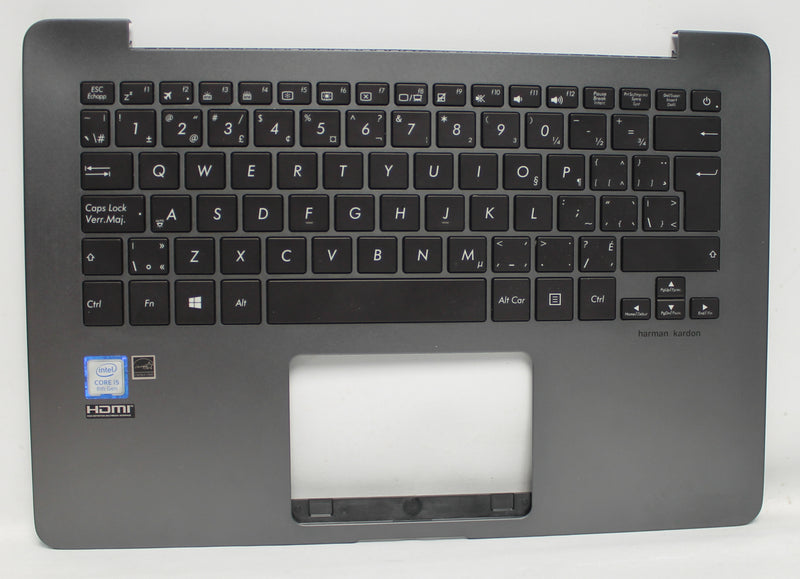 Asus Palmrest Top Cover With Keyboard US Module/As Grey Ux430Uq-1A Refurbished 13NB0EC1AP0101
