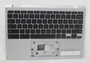 6B.HUVN7.018 PALMREST TOP COVER SILVER W/KEYBOARD US CHROMEBOOK SPIN CP311-3H-K3WL Compatible with Acer