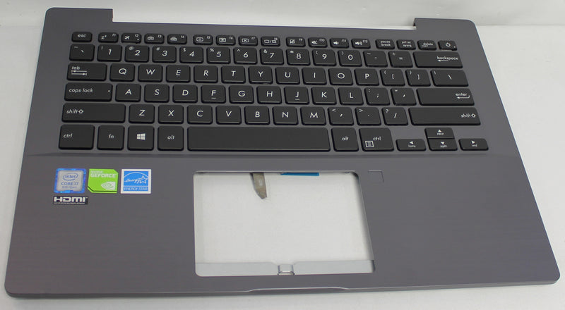 13N1-1Wa0701 Asus Palmrest Top Cover Asm With Keyboard Us Gray P5440Uf-1A P5440Uf Series Grade A