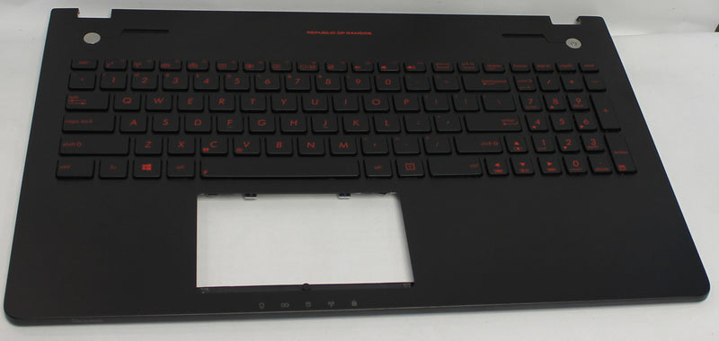 13Nb03Z3Am0311 Asus Palmrest Top Cover W / Keyboard N56Jr-1C Us-English Module Win8 Backlight Black Grade A