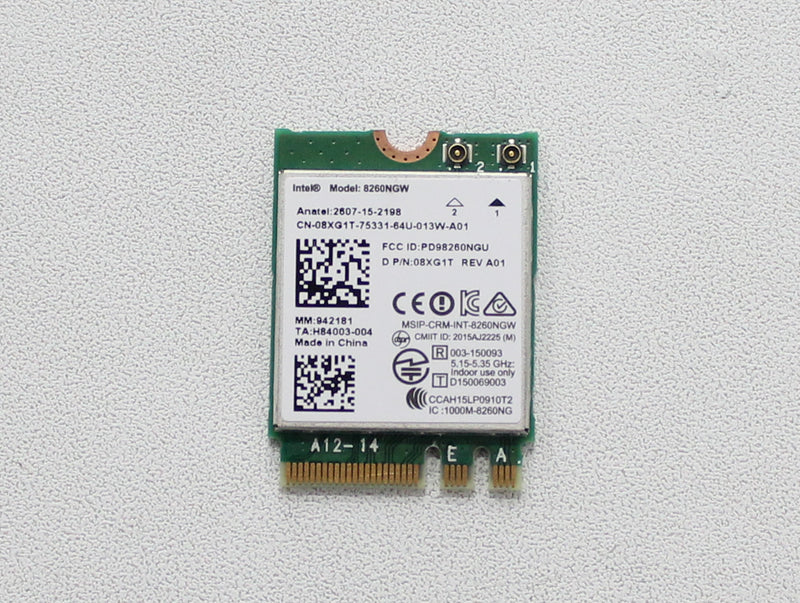 SW10A11647 Intel 8260 2X2Ac+Bt Pcie M.2 Wlan Nv Y700-15Isk Compatible With Lenovo 