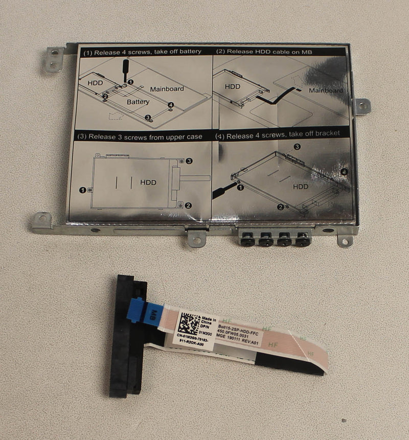 Dell Hard Drive Caddy With Connector Inspiron 15 5584 Refurbished 01M2G0
