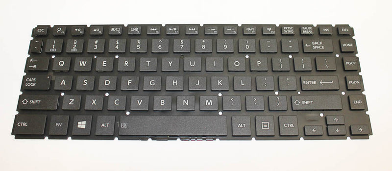 H000082850 KEYBOARD US ESCU 293MM E45W-C4200D Compatible with Toshiba