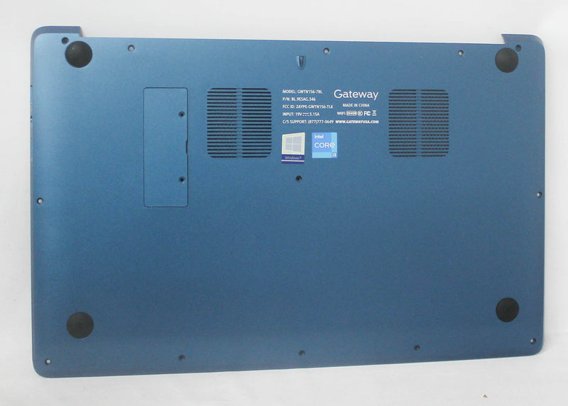 GWTN156-7BL-BASE Bottom Base Cover Blue Gwtn156-7Bl "GRADE A" Compatible With Gateway