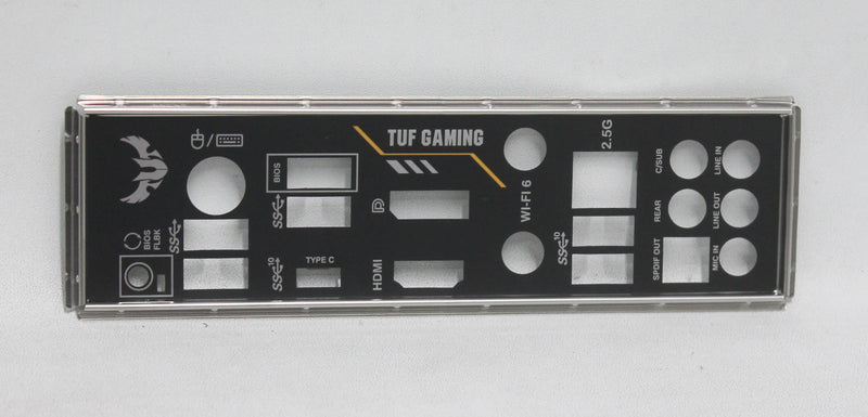 13020-05743200 I/O Shield For Tuf Gaming X570 Pro Wifi Replacement Parts Compatible With Asus