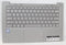 100003497-PALMREST Onn Palmrest Top Cover W/Keyboard Gray 100003497 Compatible With ONN