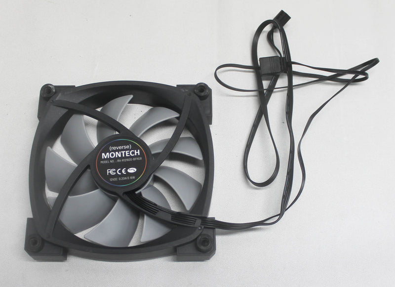 RX-R121600-BFRGB Montech Reverse Fan 12Vdc 0.20A/2.16W Gaming Desktop Azure2-0690-C08 Compatible With SKYTECH