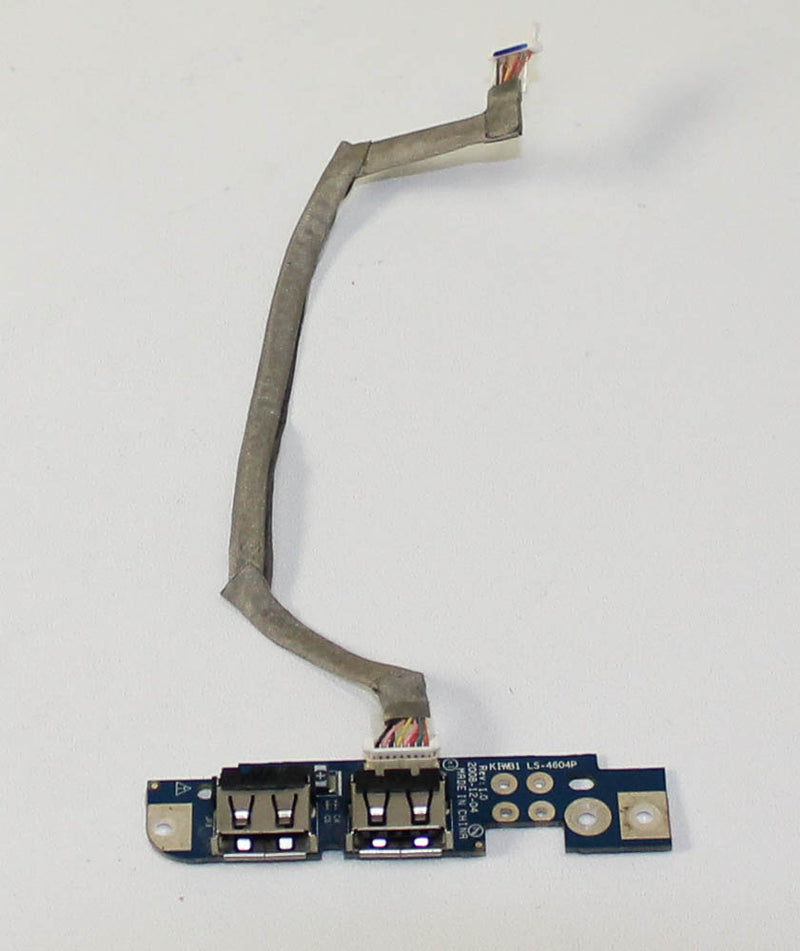 LS-4604P DUAL USB BOARD W/CABLE IDEAPAD Y550 Y550P Compatible with LENOVO