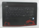 307-781C412-Y31-B Palmrest Top Cover W/Kb Us Backlit Black Red Dragon Gt72 Gt72S 1781 1782 Series Compatible With Msi