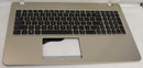 13Nb0B01Ap0301 Asus Palmrest Top Cover W/Keyboard (Us-English) Module/As Black/Gold X540Sa Grade A