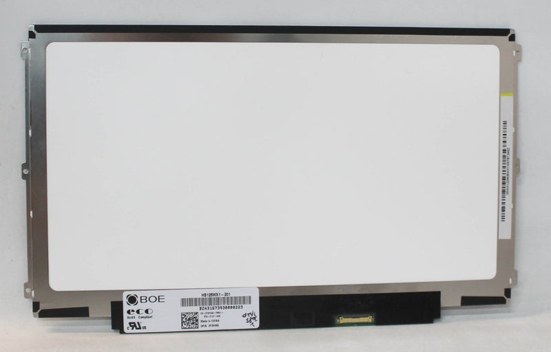 HB125WX1-201 LCD 12.5 1366X768 Wxga Slim Edp 30Pins Antigalre Br W/Side Brackets Compatible With BOE