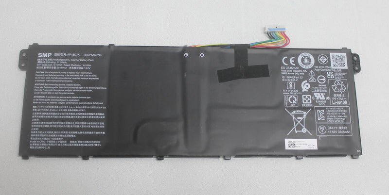 KT.00307.010 Battery 11.55Vdc 3634Mah 41.9Wh Aspire 3 A315-59-53Er Compatible with ACER