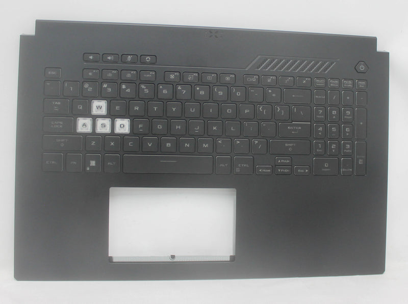 90NR0901-R31US0 Palmrest Top Cover W/K/B_(Us)_Module/As Fx707Zw-1A (Backlight Rgb 1-Zone) Fx707Zm Compatible with ASUS