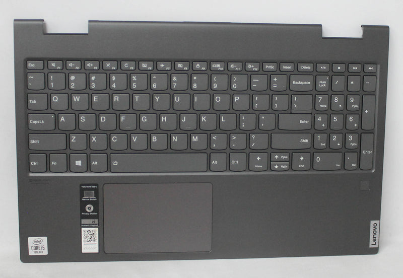 5CB0U43820 Palmrest Top Cover W/Keyboard Us Bl Fp Yoga C740-15Iml Type 81Td Compatible With Lenovo